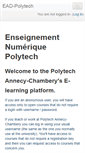 Mobile Screenshot of ead-polytech.univ-savoie.fr