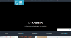 Desktop Screenshot of iut-chy.univ-savoie.fr