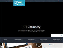 Tablet Screenshot of iut-chy.univ-savoie.fr